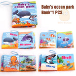 Baby Activity Fabric Cloth Books 0-12 Months Baby Soft Quite Book Animal Educational Toy Early Learning Book For Kids