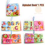 Baby Activity Fabric Cloth Books 0-12 Months Baby Soft Quite Book Animal Educational Toy Early Learning Book For Kids