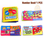 Baby Activity Fabric Cloth Books 0-12 Months Baby Soft Quite Book Animal Educational Toy Early Learning Book For Kids