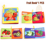 Baby Activity Fabric Cloth Books 0-12 Months Baby Soft Quite Book Animal Educational Toy Early Learning Book For Kids