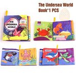 Baby Activity Fabric Cloth Books 0-12 Months Baby Soft Quite Book Animal Educational Toy Early Learning Book For Kids