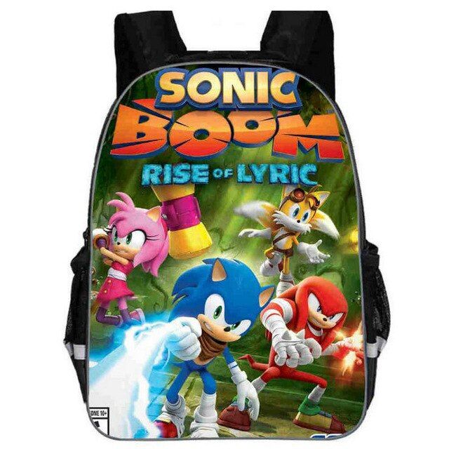 Hot Sale Cartoon Super Mario Bros Sonic Kids Backpack Kindergarten School Bag Children Printing Backpack Girls Boys Mochila