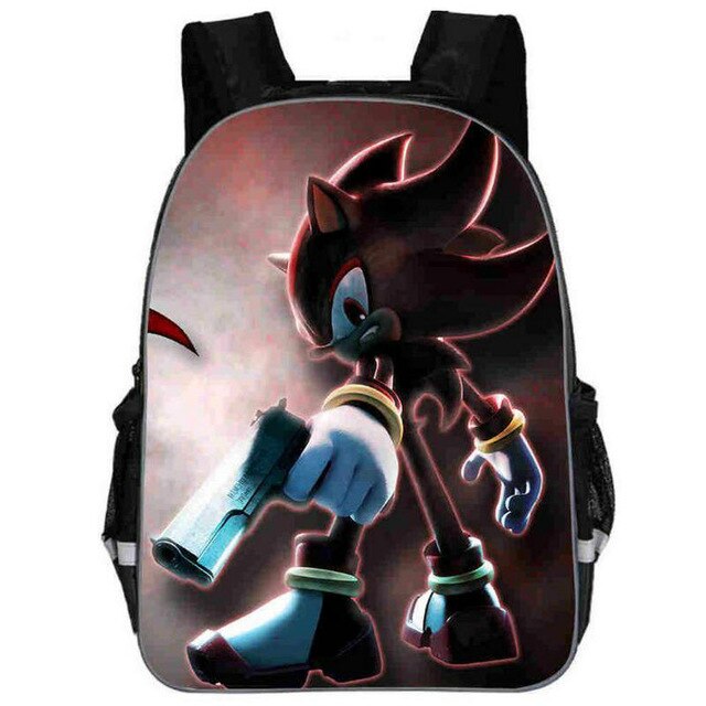 Hot Sale Cartoon Super Mario Bros Sonic Kids Backpack Kindergarten School Bag Children Printing Backpack Girls Boys Mochila