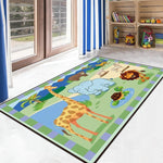 Comfortable Children Bedroom Living Room Carpet Cartoon Puzzle Early Education Slip-Proof For Kids Rugs Non-slip Floor Door Mat