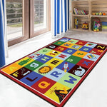 Comfortable Children Bedroom Living Room Carpet Cartoon Puzzle Early Education Slip-Proof For Kids Rugs Non-slip Floor Door Mat