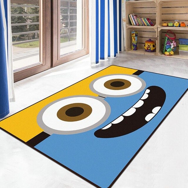 Comfortable Children Bedroom Living Room Carpet Cartoon Puzzle Early Education Slip-Proof For Kids Rugs Non-slip Floor Door Mat