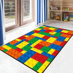 Comfortable Children Bedroom Living Room Carpet Cartoon Puzzle Early Education Slip-Proof For Kids Rugs Non-slip Floor Door Mat