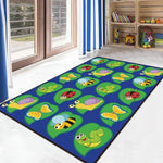 Comfortable Children Bedroom Living Room Carpet Cartoon Puzzle Early Education Slip-Proof For Kids Rugs Non-slip Floor Door Mat