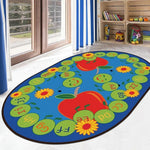 Comfortable Children Bedroom Living Room Carpet Cartoon Puzzle Early Education Slip-Proof For Kids Rugs Non-slip Floor Door Mat