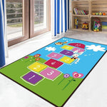 Comfortable Children Bedroom Living Room Carpet Cartoon Puzzle Early Education Slip-Proof For Kids Rugs Non-slip Floor Door Mat