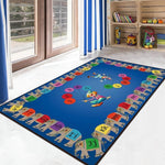 Comfortable Children Bedroom Living Room Carpet Cartoon Puzzle Early Education Slip-Proof For Kids Rugs Non-slip Floor Door Mat