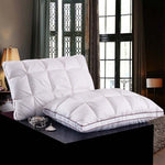 1 piece rectangle 95%goose Down+5% Feather Pillow white color Down-proof pillows bedding neck almohada Neck Health 48*74cm