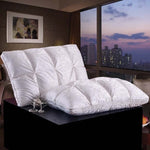 1 piece rectangle 95%goose Down+5% Feather Pillow white color Down-proof pillows bedding neck almohada Neck Health 48*74cm