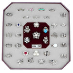 VK-015-SIZE6 - Assorted Brass Ring with Assorted  in Assorted