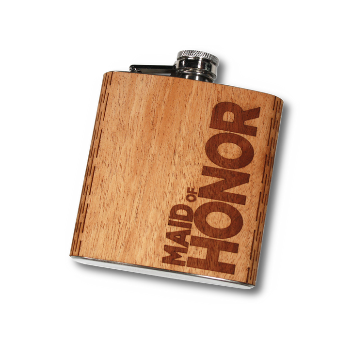 Wedding Party Hip Flasks 6 oz.